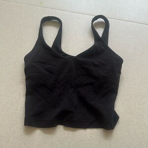 Perfect condition black lululemon align tank size 0 never worn